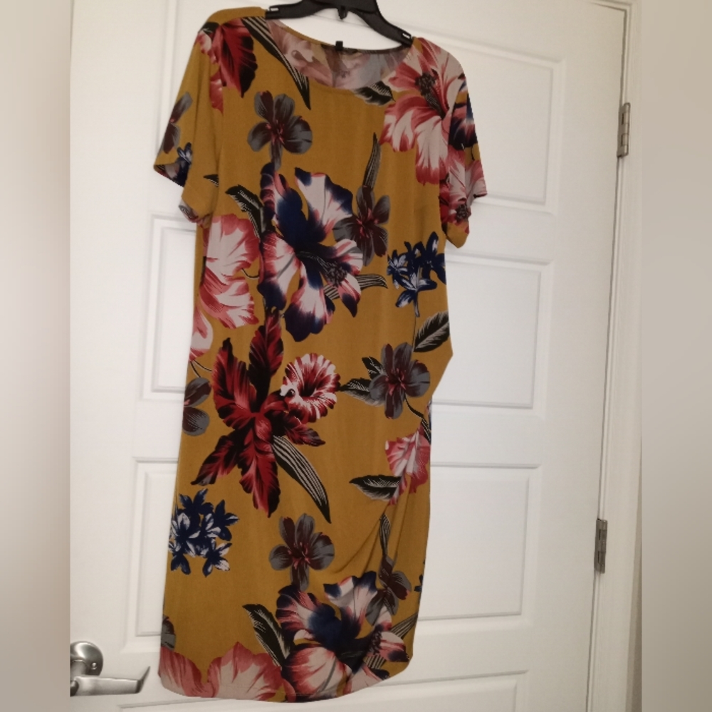 Ellen weaver floral print dress Plus size 2x